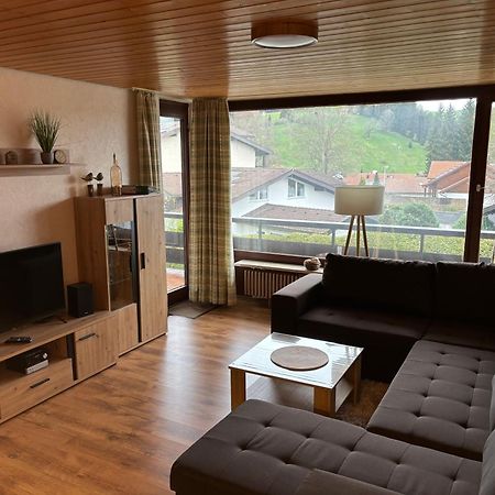 Schoene 2 1/2 Zimmer Ferienwohnung In Oberstaufen - Hoamatle - Ngoại thất bức ảnh