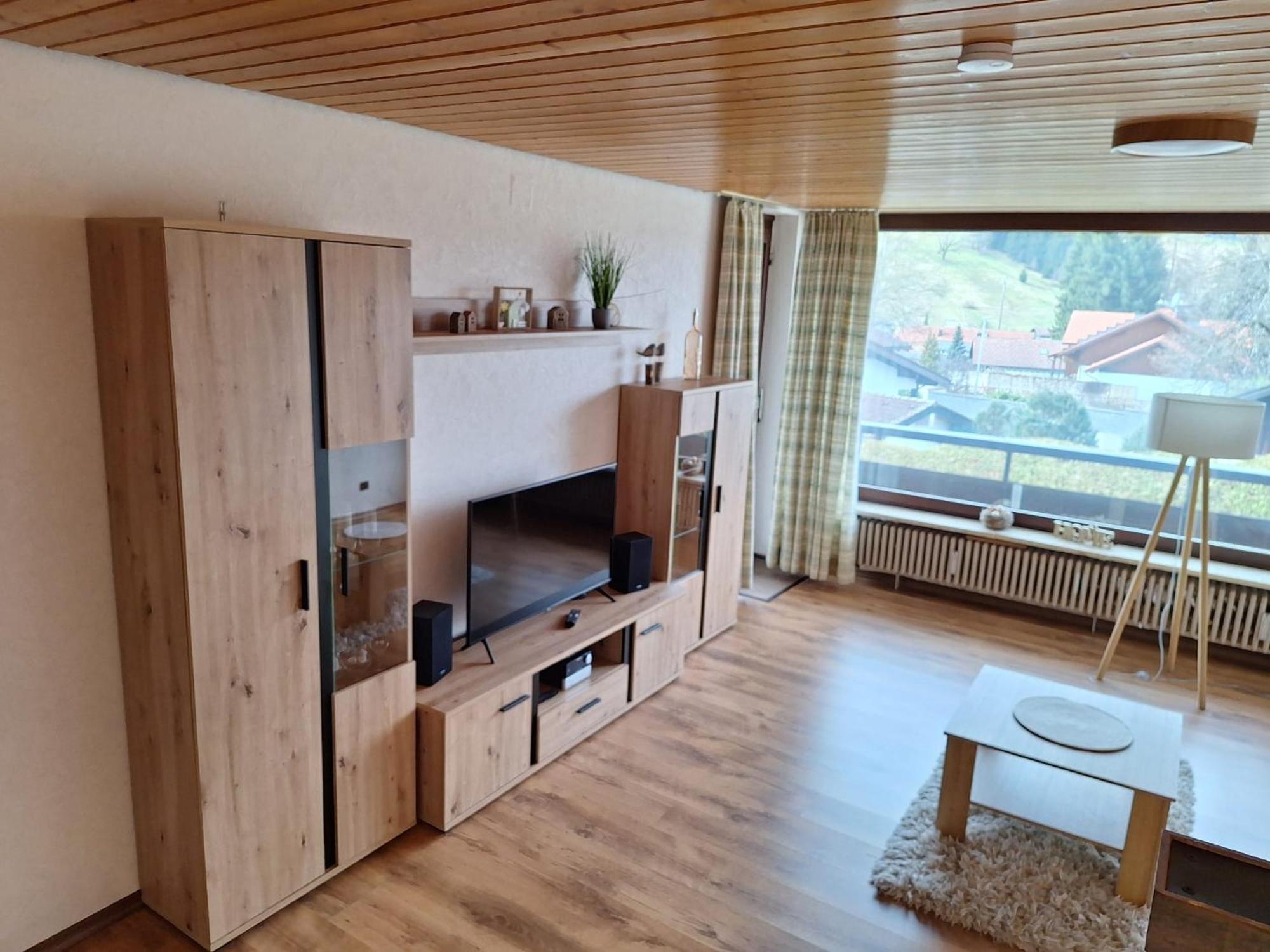 Schoene 2 1/2 Zimmer Ferienwohnung In Oberstaufen - Hoamatle - Ngoại thất bức ảnh