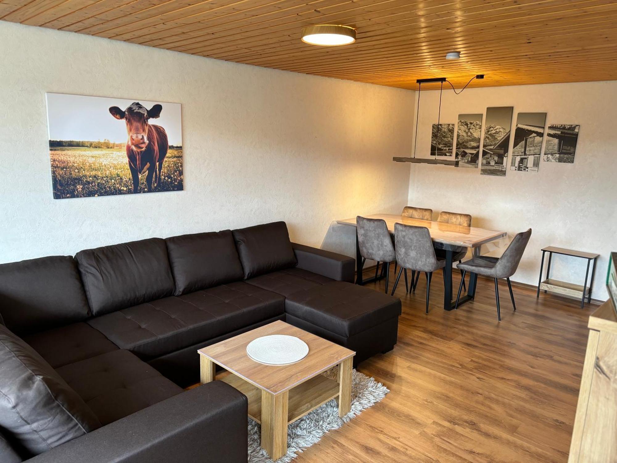Schoene 2 1/2 Zimmer Ferienwohnung In Oberstaufen - Hoamatle - Ngoại thất bức ảnh